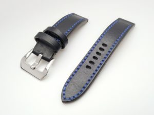 full grain leather handmade watch strap