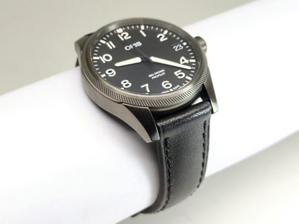 Ремешок для Oris Big Crown Pro Pilot чёрный.